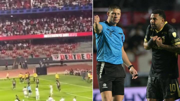 Por esto expulsaron a Edwin Cardona ante São Paulo: video revela lo que no se vio por TV