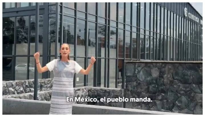 Claudia Sheinbaum: “En México, el pueblo manda” ¿Mensaje para Trump?