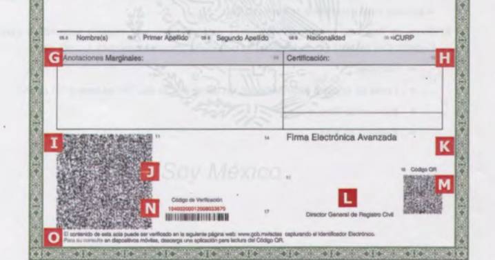 ¿Lo conocías? Este es el código identificador del acta de nacimiento y para qué sirve