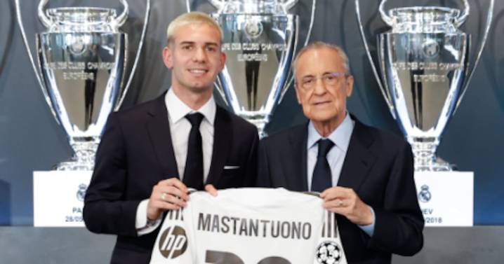 Franco Mastantuono, en su presentación en Real Madrid: “Para mí, el mejor del mundo es Messi”