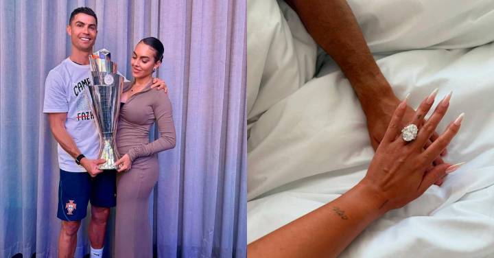 Le dijo que “Síiiuuuu”, ¿cuánto vale en anillo de compromiso que Cristiano Ronaldo le dio a Georgina Rodríguez?
