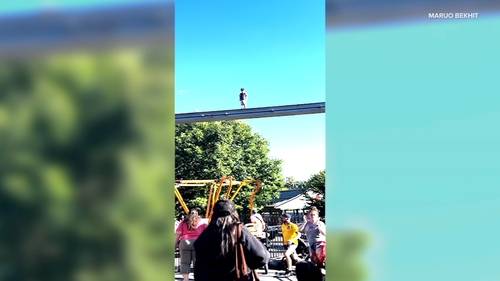 Frightening video shows child on monorail track at Hersheypark