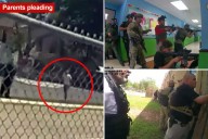 Uvalde Texas police body camera video parents pleading to officers Robb Elementary School