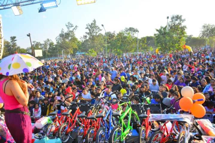 Multitudinaria celebración del Día de las Infancias en Juan José Castelli