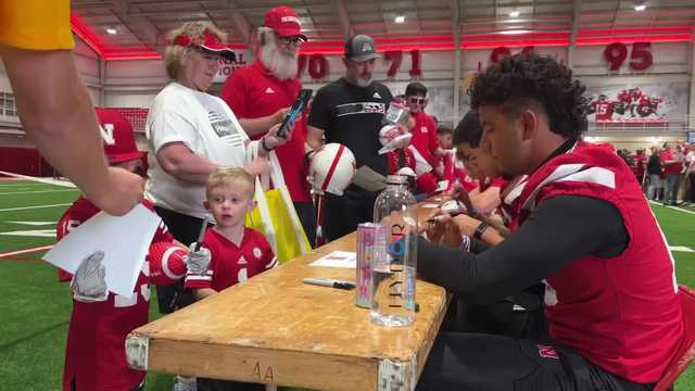 Sights and sounds from Husker football fan day in Lincoln