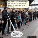 CrossCountry Trains reduced to offering replacement pogo stick service