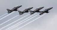 Swastikas still linger on some flags in Finland's air force, but are on the way out