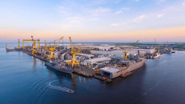 Shooting reported inside Ingalls Shipbuilding in Pascagoula