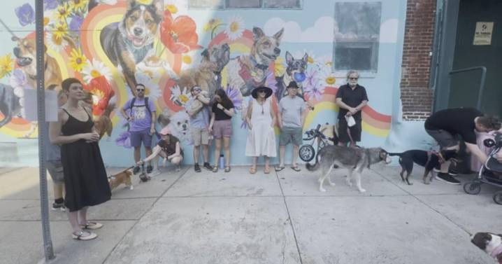 New "Can I Paint That Dog?" mural unveiled in Northern Liberties