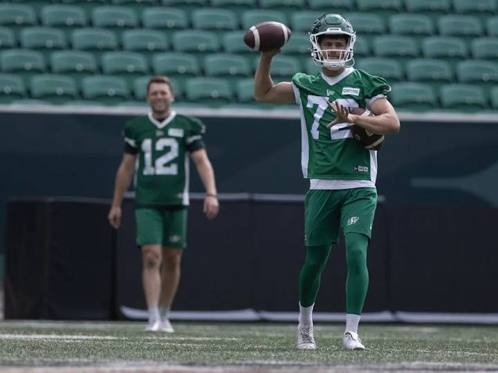 Roughriders' kicker Brett Lauther not fazed by extra competition