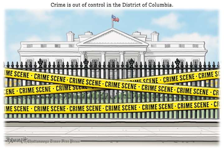 Cartoon: Crime is out of control