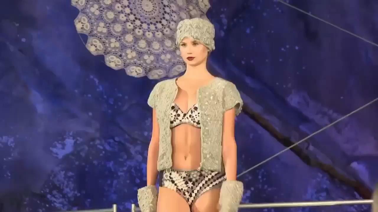 Traditional Polish crochet adorns wedding dresses and lingerie