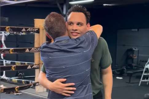 Julio Cesar Chavez Jr Goes Straight to Business After Emotional Reunion With Father Following Prison Release After being released from prison recently on bail, Julio Cesar Chavez Jr. reunites with his