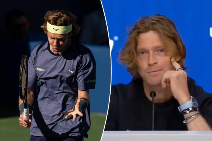 Andrey Rublev calls out US Open's cursing rules after fine