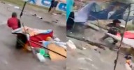 Tianguistas son arrastrados por inundaciones en Aguascalientes