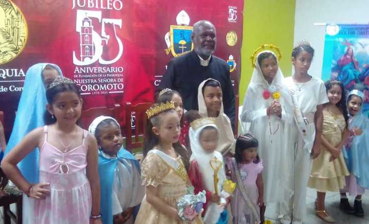 Celebran jubileo por 55 años de la parroquia Nuestra Señora de Coromoto