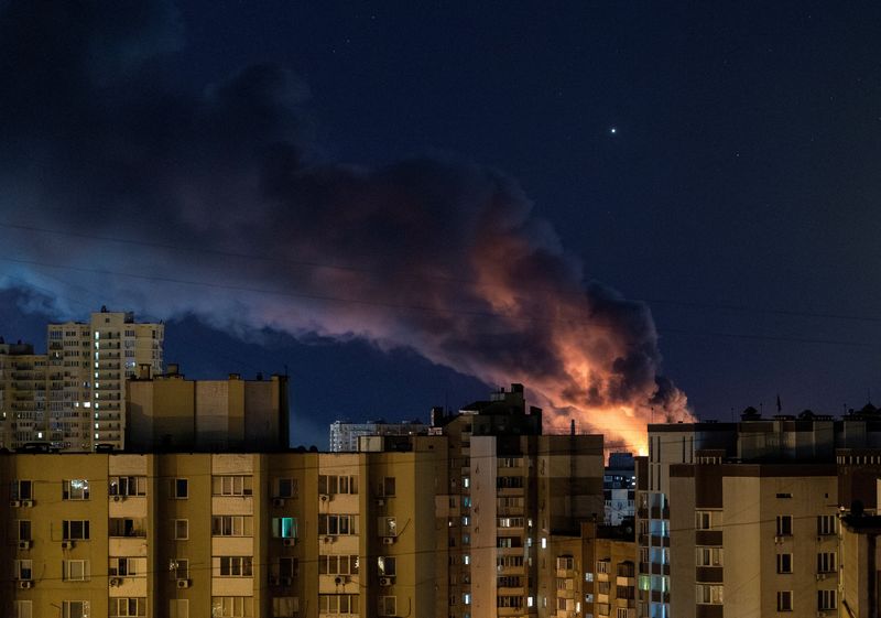 Emergency crews complete work after mass Kyiv attack, 25 dead