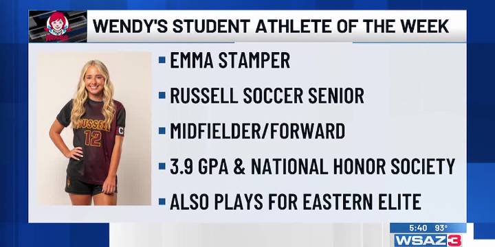 Wendy’s Student Athlete of the Week