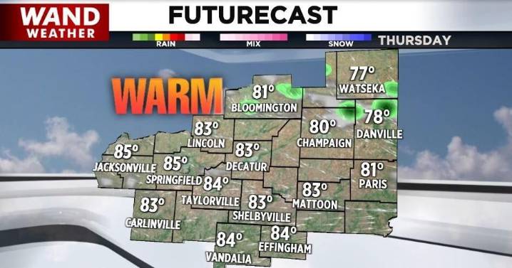 Comfortable weather with a few more warm days