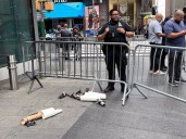 Cops bust man who left fake 'bomb' outside NYPD Times Square substation