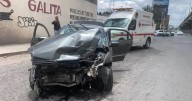 Una mujer herida en choque sobre carretera a Matehuala