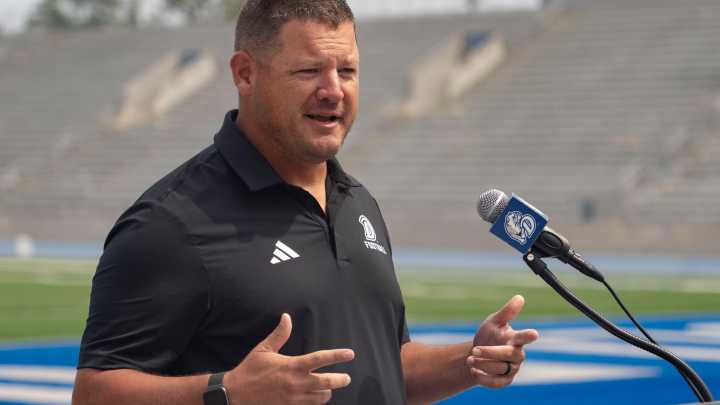Joe Woodley talks about his first football staff at Drake