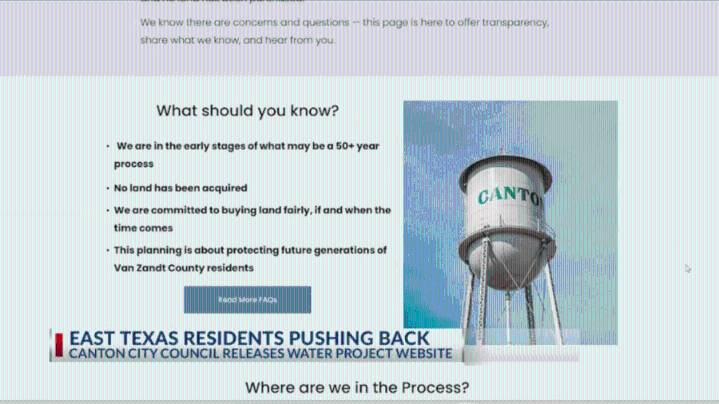 Canton residents push back against project website 