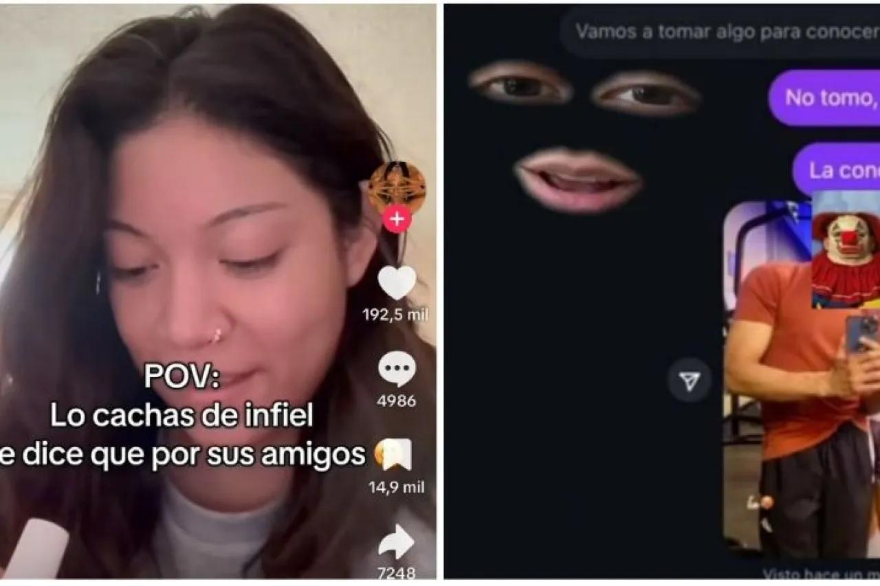 Mujer expone infidelidad de su pareja en TikTok y se vuelve viral
