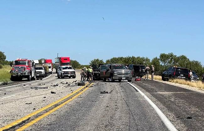 Encontronazo en la carretera 57 deja a 4 heridos graves