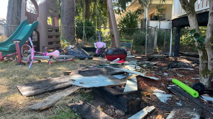 Family displaced after house fire, days after dad dies in NE Portland crash