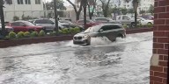 Flash Flood Warning issued in Charleston, South Carolina, due to heavy rain, high tide