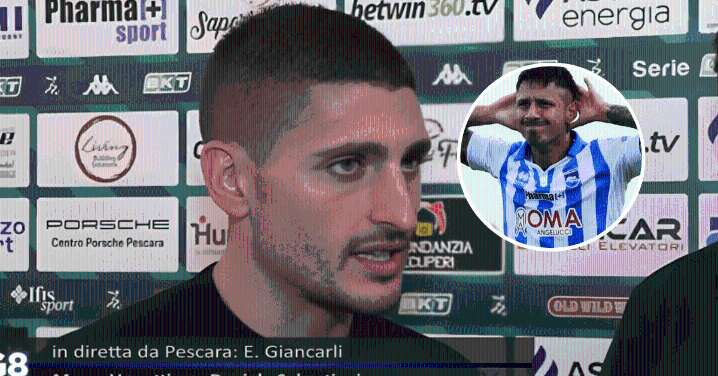 Marco Verratti sueña con el retorno de Lapadula a Pescara: "Ese es nuestro objetivo"