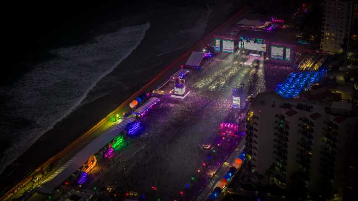Más de 25 mil personas prendieron la fiesta en Rosarito con el Baja Beach Fest