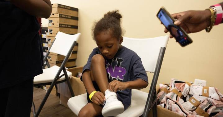 Pleasantville alumnus equips kids at back-to-school giveaway with supplies, fresh kicks