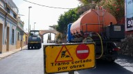 Asfaltado de la carretera entre Santa Brígida y La Atalaya