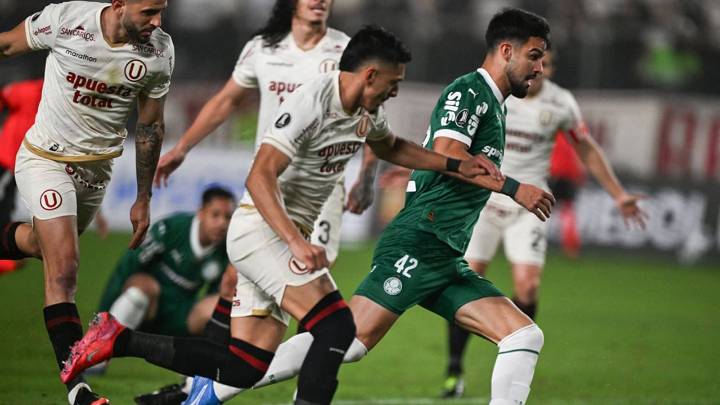 Palmeiras goleó 4 a 0 a Universitario en el Monumental de Ate por octavos de Copa Libertadores