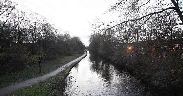 Large emergency services presence at canal after man falls in water