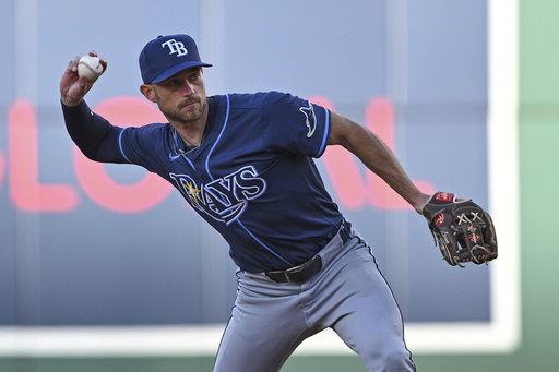 Josh Lowe conecta 2 jonrones, Ryan Pepiot lanza 5 entradas en blanco y Rays vencen 4