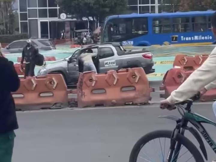 Intento de fleteo en Bogotá: delincuentes lo interceptaron, pero no encontraron el dinero