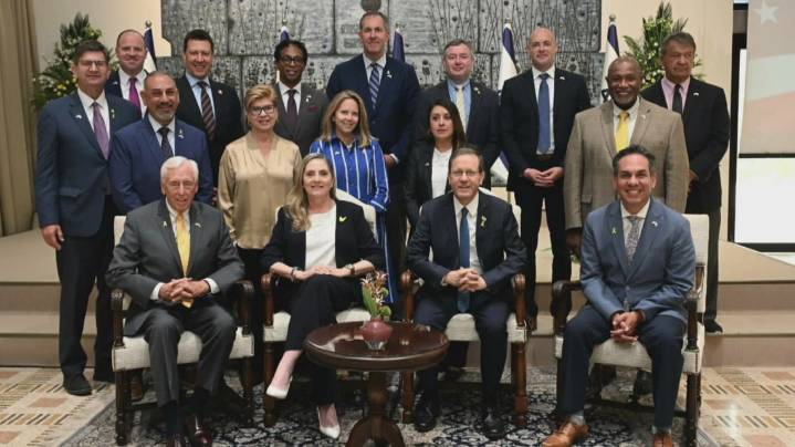 Protesters call out Congressman Kennedy's sponsored trip to Israel