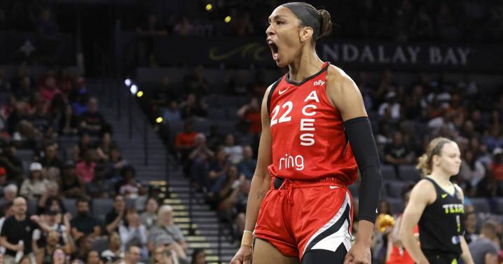 A'ja Wilson scores 34 and Aces hit 18 3
