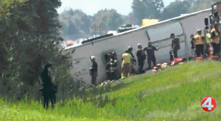 Multiple dead after tour bus rollover on New York highway