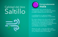 Calidad del aire hoy 19 de agosto a las 19:30 horas es mala para hacer actividades al aire libre