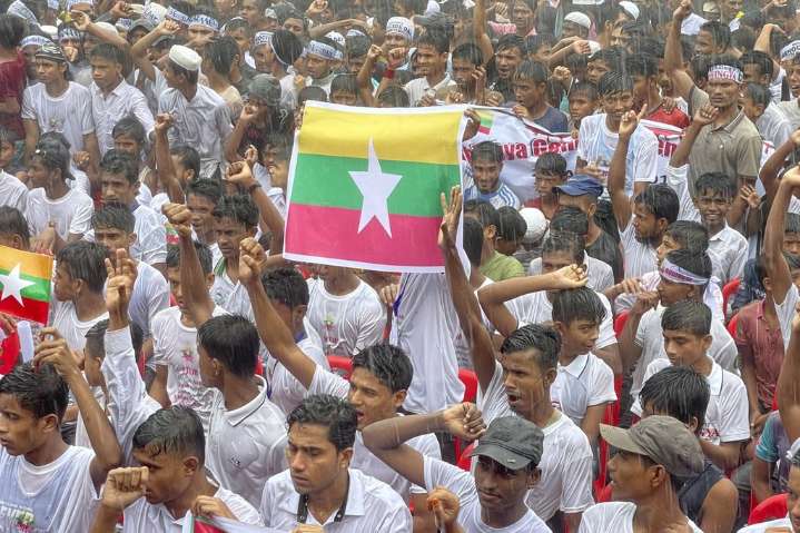 Rohingya refugees in Bangladesh mark anniversary of Myanmar exodus as conference opens