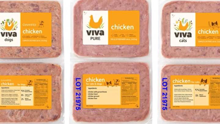 Pet food sold nationwide recalled for salmonella, listeria concerns