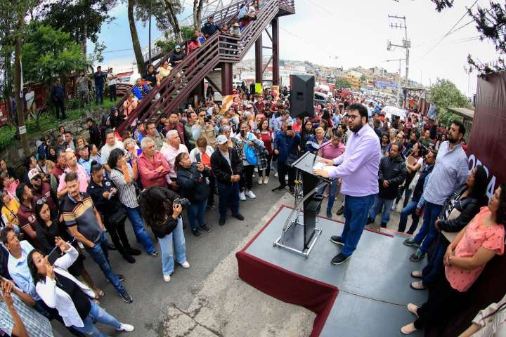 Anuncia Montoya Márquez rehabilitación del Boulevard Colosio en Naucalpan