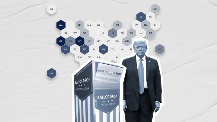 Trump vows to ban mail ballots; DeSantis defends Florida