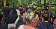 Alton Towers area evacuated as guests told to 'leave'