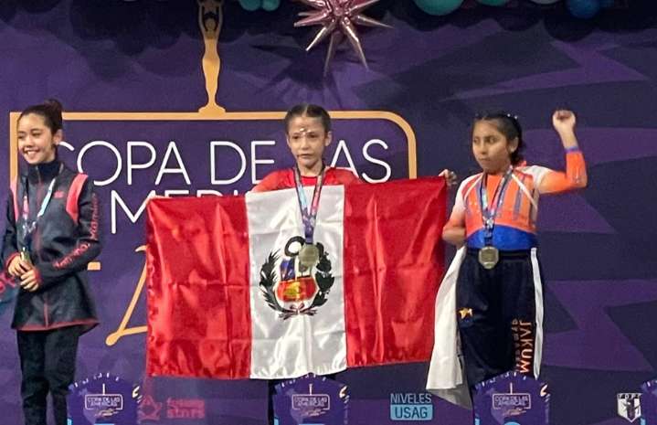 Niña piurana se consagra como la mejor gimnasta artística en Copa de Las Américas Lima 2025