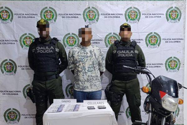 Operativo dejó dos detenidos por el delito de extorsión